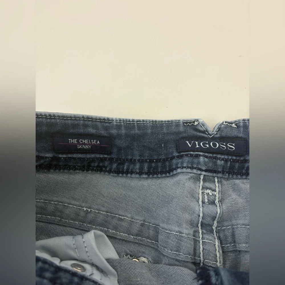 Vigoss Chelsea skinny jeans, women's size 9/10 Y2K Low Rise EUC - Picture 10 of 12